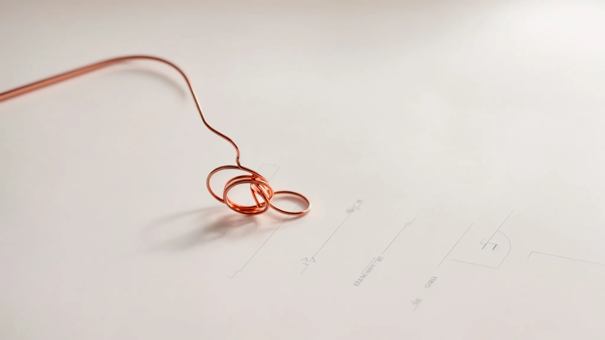 a copper iud is carefully placed beside a medical diagram illustrating its position inside the uterus.