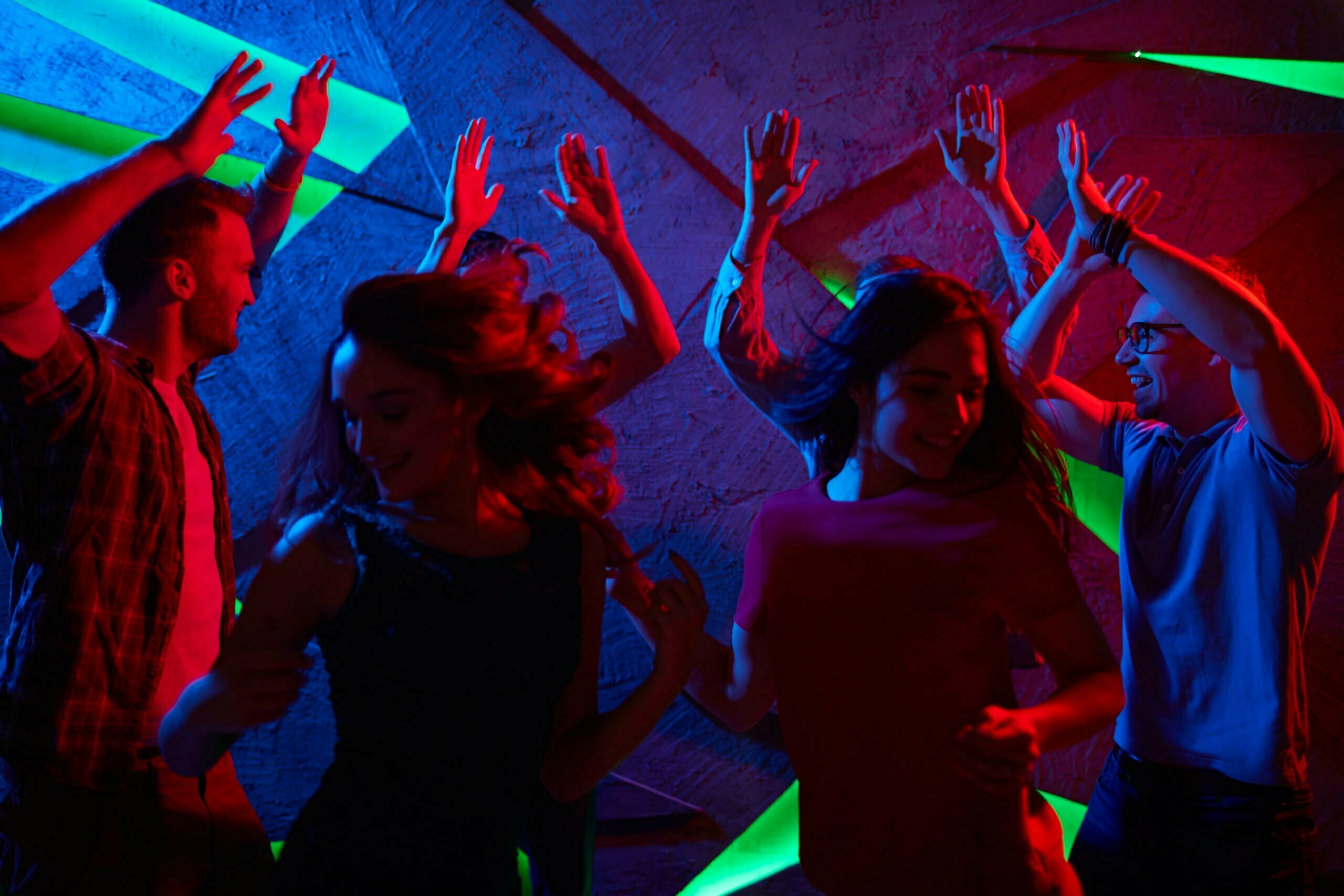 Disco in club